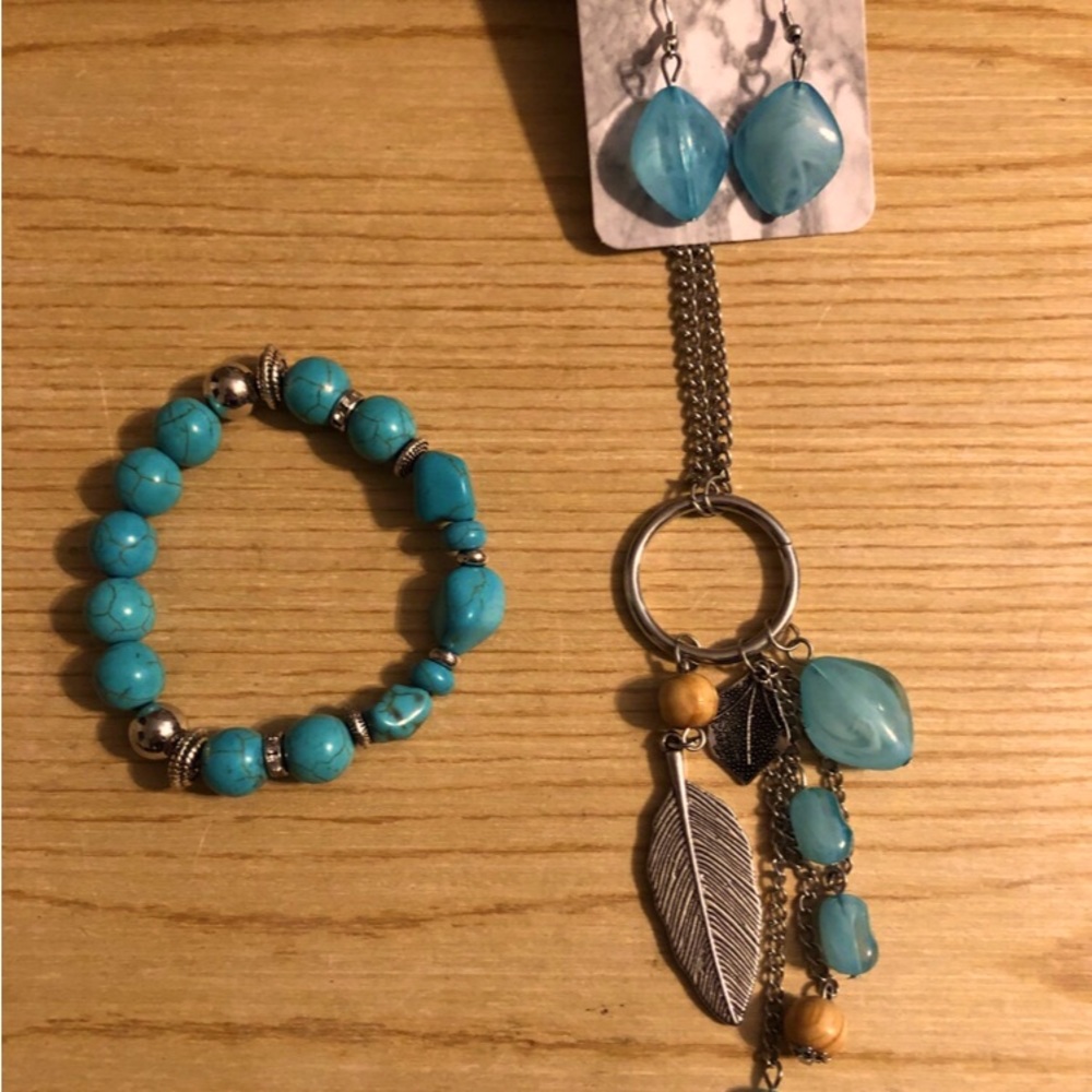 New!! Natural Turquoise Set! - Picture 4 of 8